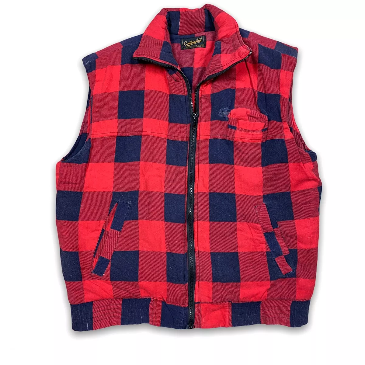 Red flannel vest best sale mens