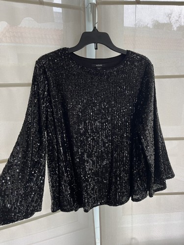 Alfani Womens Sequined Top (Petite Small) | eBay