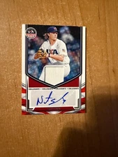 2025 Panini Stars & Stripes - Nate Snead #NTS-NS Collegiate Auto Relic /199