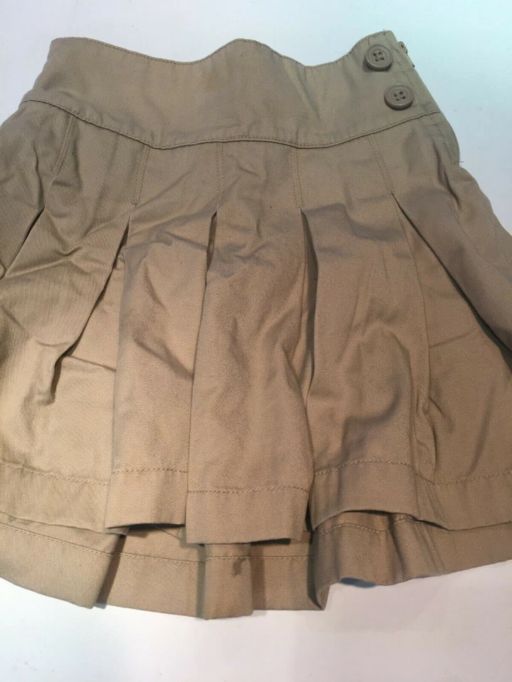 Детская школьная форма чероки для девочек размер 4 желтовато-коричневая юбка   - Изображение 2 из 4