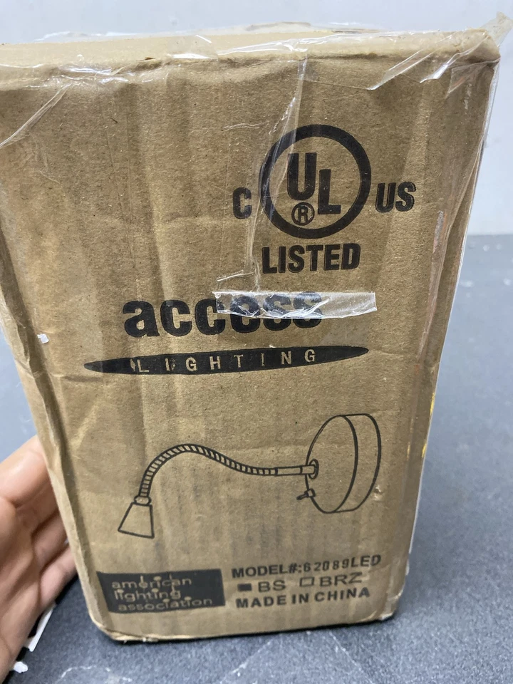 Access Lighting 70003LED-BRZ Epiphanie 5" LED Gooseneck Wall Sconce - Bronze - Image 2 of 3