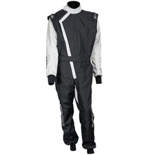 Zamp R060015S, ZK-40 Racing Suit, Black/Gray, Small, 2-Layer,