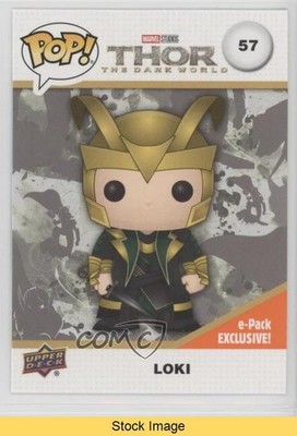 2023 Funko Pop Marvel Infinity Saga Chase Sticker Loki Regular #57 READ 16ke