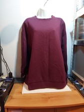 Yours. Burgunderrot/lila Pullover Pulli.  Größe 20