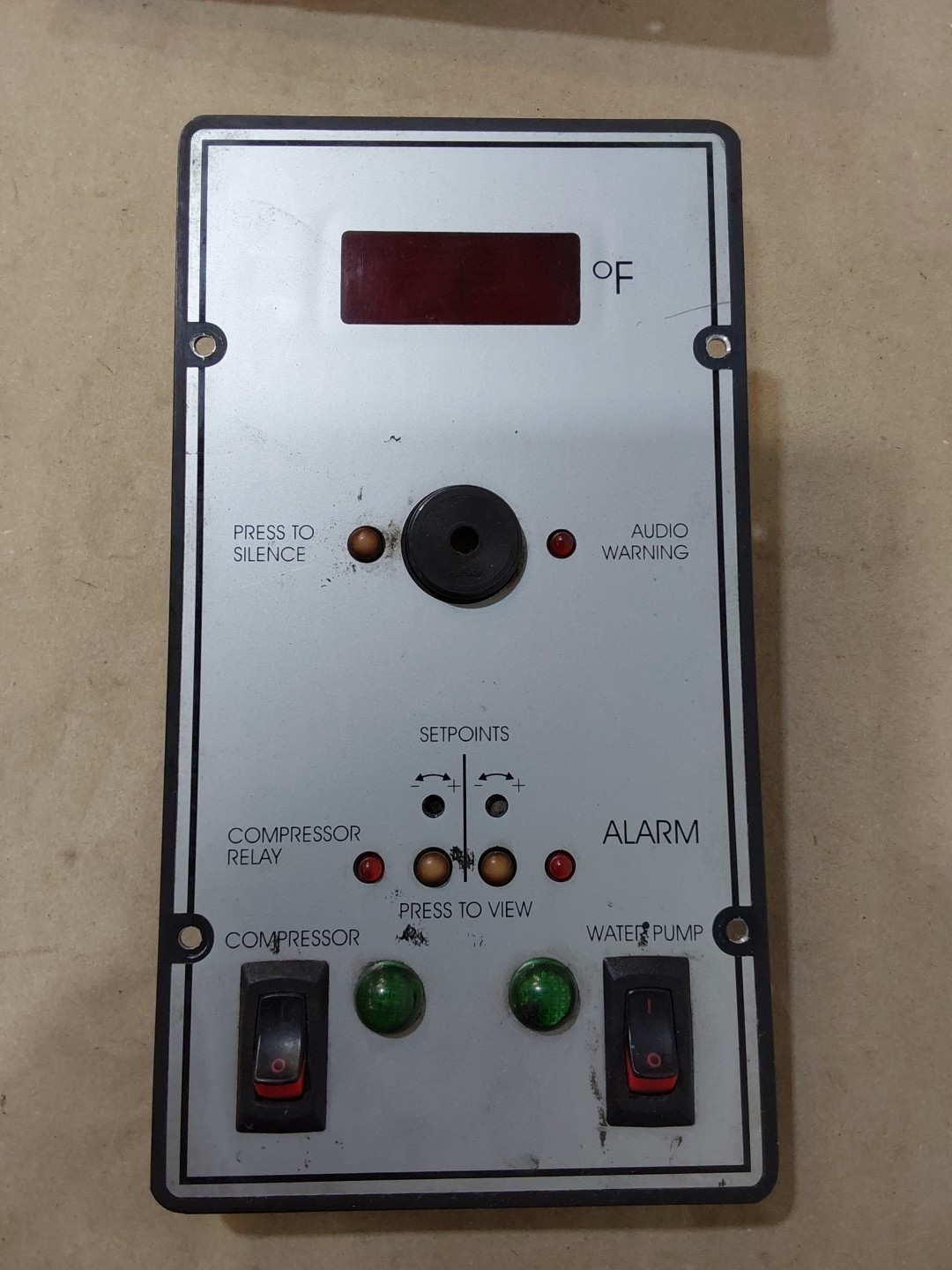 THERMOCOUPLE CONTROL PANEL, P/N: 9328-1752-A7c