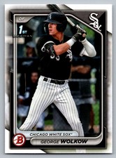 2024 Bowman #BP-144 George Wolkow Prospects Chicago White Sox Free S&H