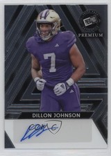 2024 Leaf Press Pass Premium Auto 36/99 Dillon Johnson #BA-DJ1 Auto 1in5
