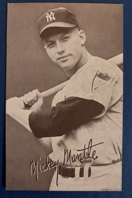 1947-66 Exhibit Cards- Mantle, Berra, Reese, Spahn, etc 