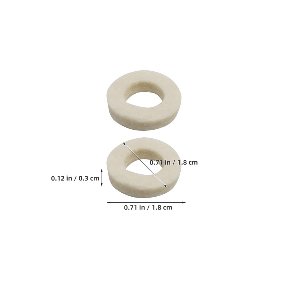  20pcs Trumpet Repairing Cork Pads,Trombone Water Key Pad Replacement Trumpets