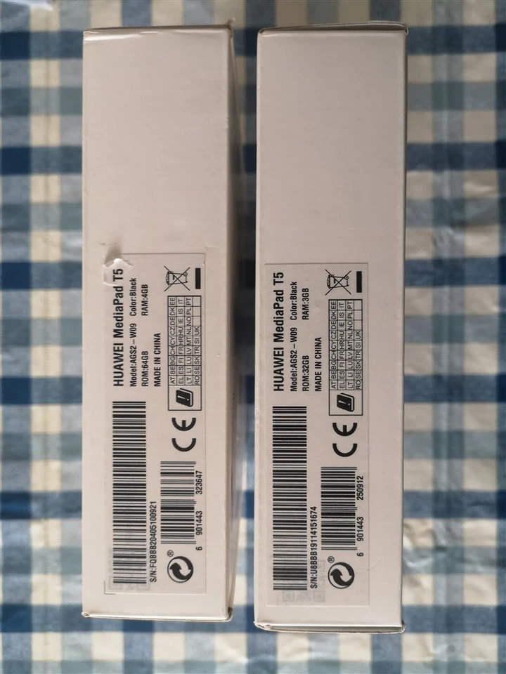 2 tablet Huawei MediaPad T5 10.1" 32GB e 64GB neri (leggere bene) - Immagine 3 di 4