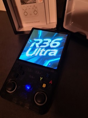R36 Ultra Retro Handheld Spielkonsole 128GB 20000+ Spiele 4'' IPS Linux WiFi