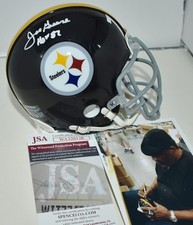 JOE GREENE SIGNED CUSTOM FACE MASK MINI HELMET PITTSBURGH STEELERS HOF 1987 JSA