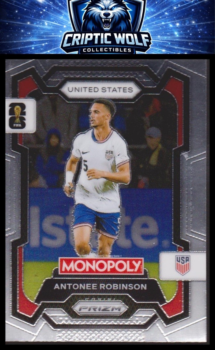 2026 Panini Prizm Monopoly FIFA World Cup #52 Antonee Robinson USA