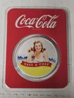 Coca-Cola® 1 oz Silver Colorized Round Bathing Beauties: Blonde