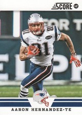 2012 Score #151 Aaron Hernandez - FB