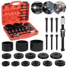 Front Wheel Drive Bearing Removal Adapter Puller Pulley Tool Kit Master Set 19x