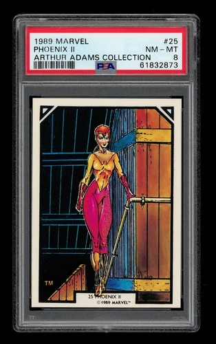 1989 Marvel Arthur Adams Collection Set-Break # 25 Phoenix II PSA 8 NM-MT
