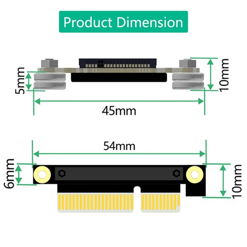 M.2 NVME Key M to PCI Express X4 Extension Cable Expansion Board Supports8616 - Afbeelding 4 van 6