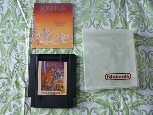 Joshua: The Battle of Jericho (Nintendo NES, 1992) Authentic - Manual, Hard Case