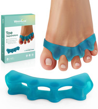 Silicone Toe Separators for Correct Bunion - 8 Pack Toe Spacers for Feet Men - H