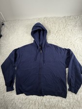 Vintage 80s Streetwear Women Size Large Faded Sweater Sweatshirt Blue