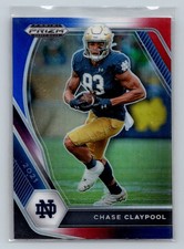 2021 Panini Prizm Draft Picks Collegiate #54 Chase Claypool Silver