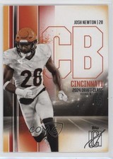 2024 Topps Signature Class Rookies Red & Yellow Josh Newton #92 1eh5