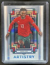 2025 Futera Platinum Rafael Leao Artistry Blue #3/6 AT32 AC Milan