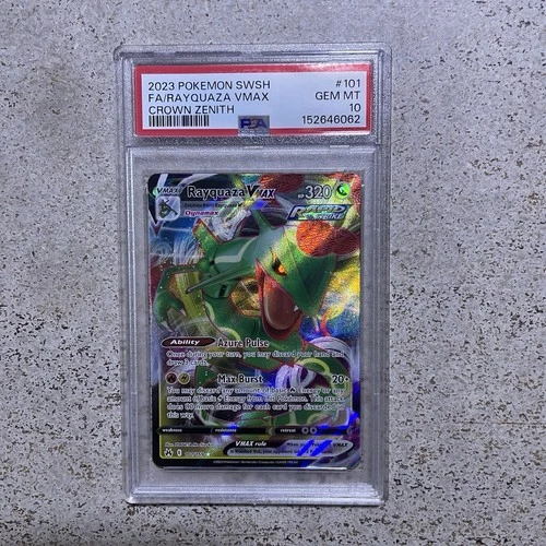 Rayquaza Vmax 101/159 Crown Zenith Rare Pokemon Card PSA 10 GEM MINT