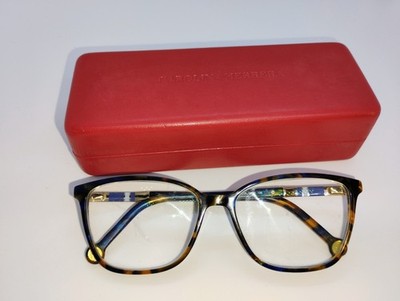 Carolina Herrera Eyeglass Frames VHE889K  COL. 0ADT 53-15-135 Multicolor