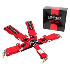 Cipher Auto Cpa4005rd 5-point Camlock Racing Harness Red Cipher Auto Cpa4005rd 5-point Camlock Racing Harness Red