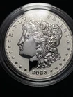 2023-S Reverse Proof $1 Morgan and Peace Silver Dollar 2pc Set Box ,OGP