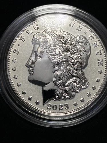 2023-S Reverse Proof $1 Morgan and Peace Silver Dollar 2pc Set Box ,OGP