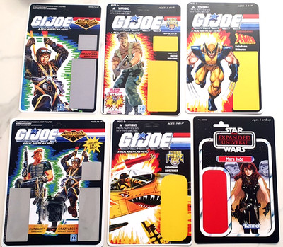 Repro Custom Gi Joe SW 6PCS Cardback s Actionfigur Custom Force Maßstab 1:18 Lot
