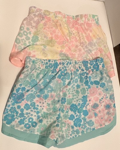 Lot Of 2 Champion Authentic Athleticwear Shorts Pink Girls Sz XL Flowers Pastels - Picture 8 of 10