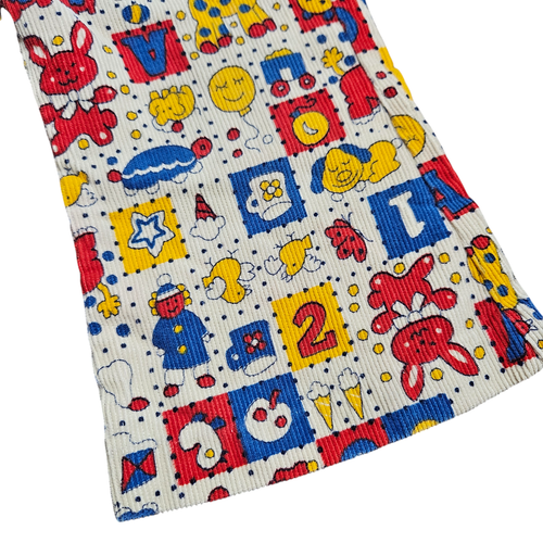 Vintage 70s Be Mine Infant Toddler Casual Pants 18 mos. AOP All Over Print Retro - Picture 7 of 12