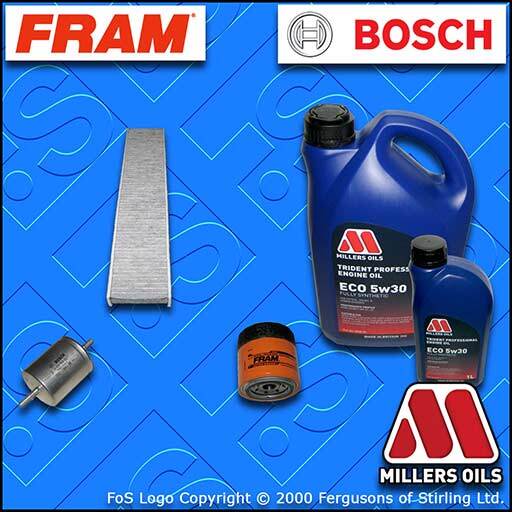 SERVICE KIT FORD MONDEO MK3 3.0 V6 ST220 OIL FUEL CABIN FILTERS +OIL (2003-2007)