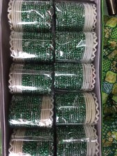 Green White, Multicolored Small Girls Bangles Set Bracelets