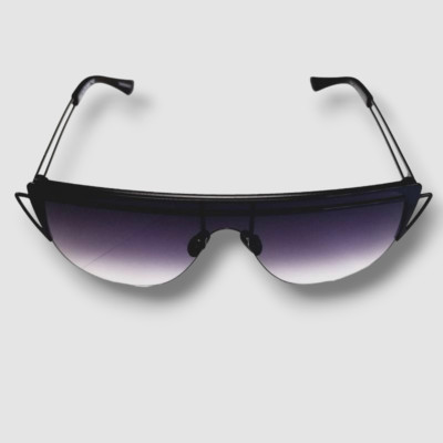 $260 For Art Sake Women's Black Round Sunglasses Shades Size 61-20-140