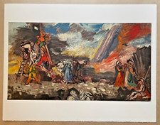 Charles Dufresne Deposition of cross Lithograph Mourlot Paris Arches Paper 1971