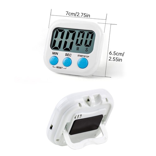 LCD Digital Kitchen Egg Cooking Timer Count Down Clock Alarm Stopwatch Magnetic - Picture 4 of 16