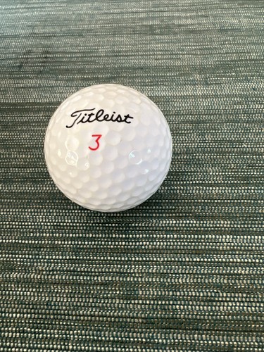 Michelob Beer logo golf ball - Alcohol Promo On Titleist 3 DT 90 White Ball - Picture 2 of 4