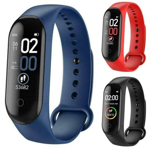 Fitness Bracelet Smart Watch Sport Activity Tracker Adult Kid Men Step Counter∝