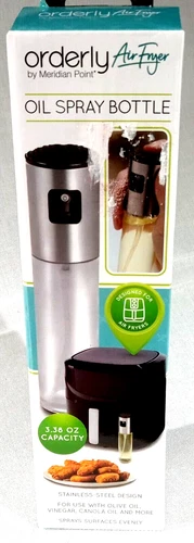 Orderly Air Fryer Oil Spray Bottle 3.38 Oz Stainless Steel Cooking