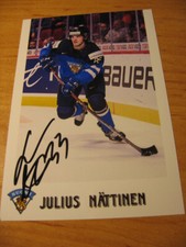 Julius N&auml;ttinen - Finland - SIGNED PHOTO   -  de