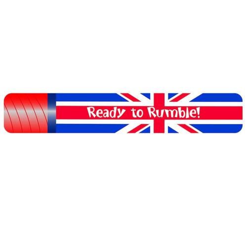 Amscan Ready To Rumble Inflatable Foil Union Jack Sticks (Pack of 2) (SG21542) - Picture 1 of 1