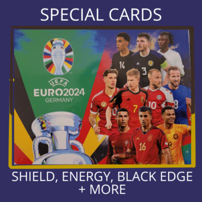 UEFA EURO 2024 TOPPS Match Attax CARDS BLACK EDGE