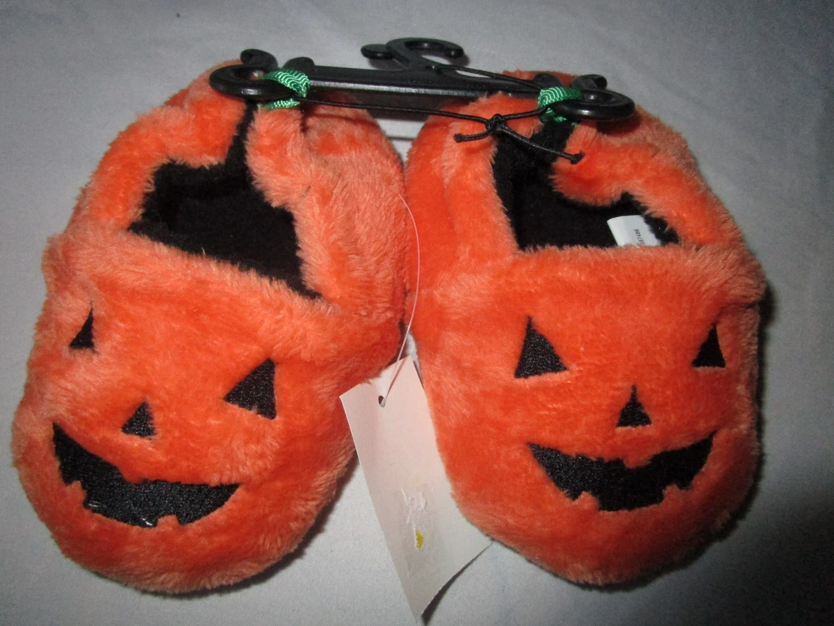 Pumpkin slippers for 2025 toddlers