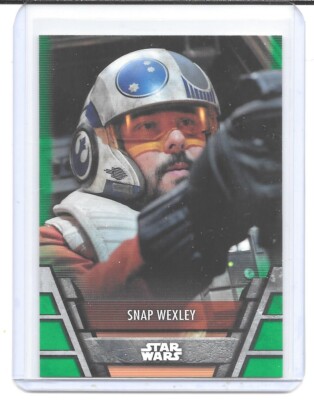 2020 Topps Star Wars Holocron Green Parallel #RES-30 Snap Wexley