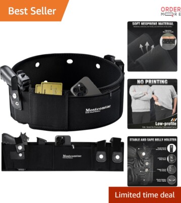 Gun Holster Breathable Neoprene for Men Women Fits Glock Taurus Ruger